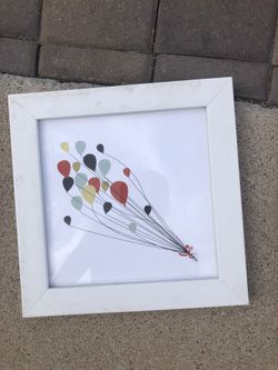 Balloon Print and Frame