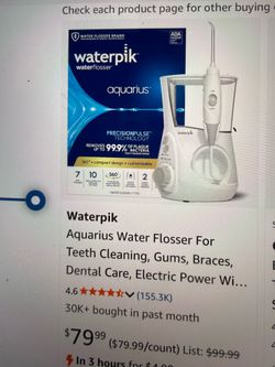 NEW - Water Pik “Aquarius” System
