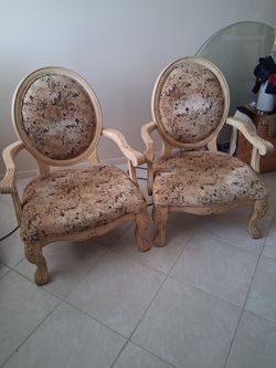 Armchair pair for living room