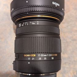 Sigma DC 17-50mm 1:2.8 EX-HSM Lens For Nikon Cameras