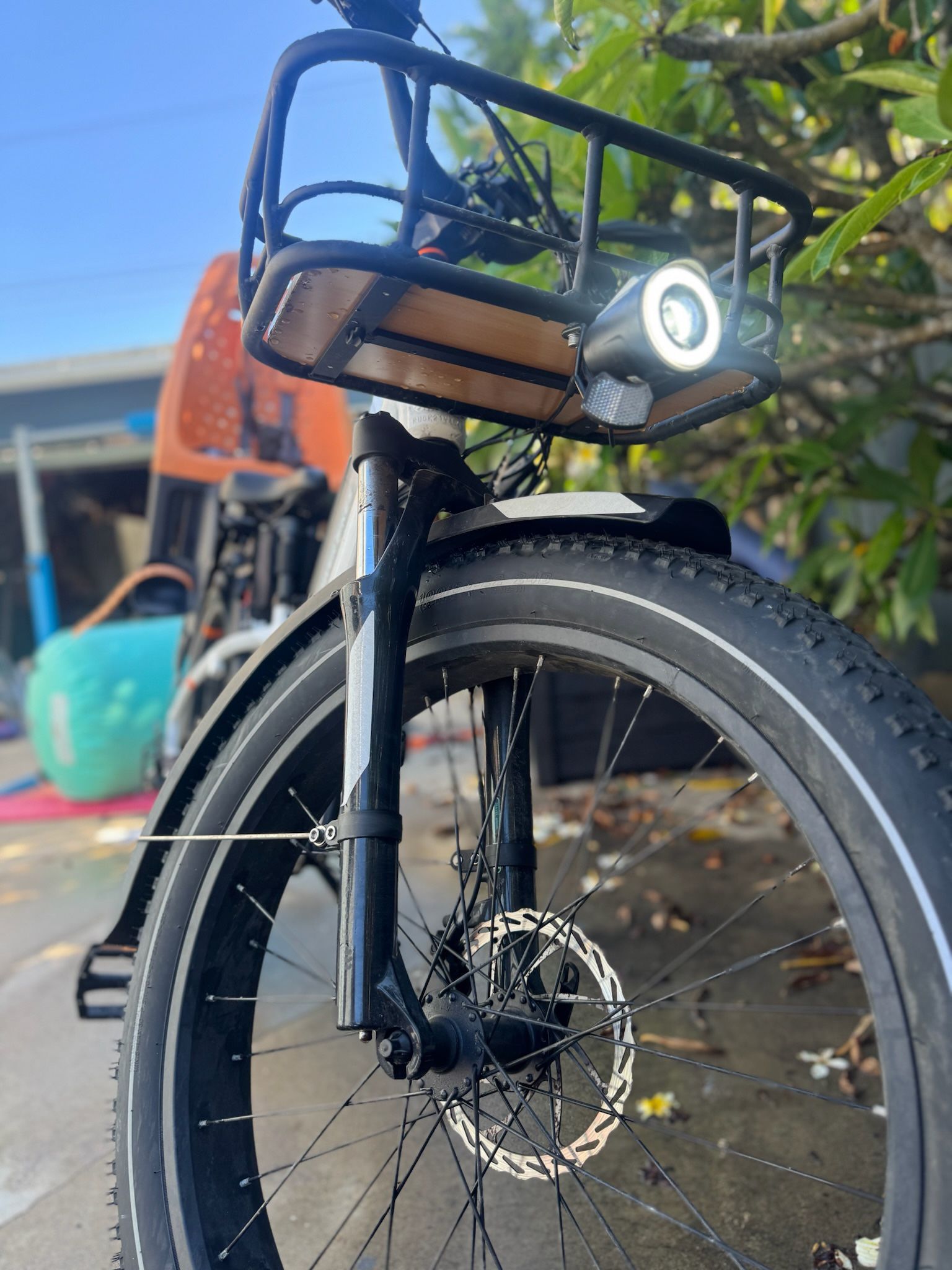 (2) Rad Power 6 E-bikes, Kids Seats And Hollywood rack