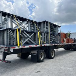 42” X 16’ Uprights Brand New Made In USA Warehouse Racks Pallet Racks Beams Uprights Wire Decks 