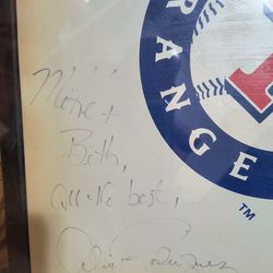 Alex Rodriguez signed home plate