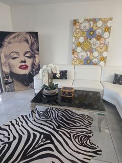 Midnight black glass coffee table