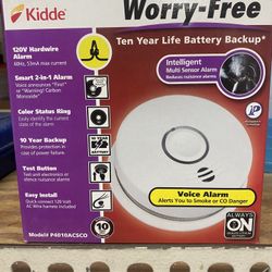 Kiddie Smoke Alarm And Co Combination  4 Pack 