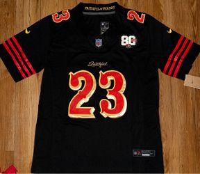 San Francisco 49ers Rivalries black CMC McCaffrey small medium large XL 2X 3X