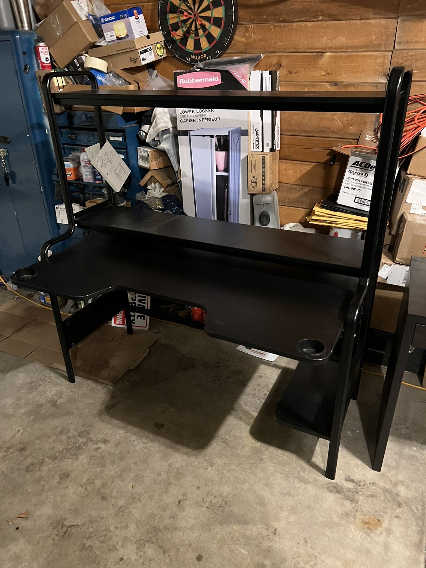 IKEA FREDDE Gaming desk, black,