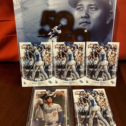 2024 Topps 50/50 #100 Shohei Ohtani Los Angeles Dodgers HR #50 Short Print SP