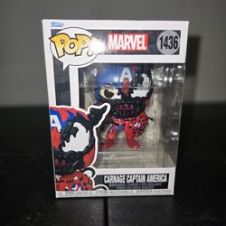 Funko Pop! #1436 Carnage Captain America – Symbiote Marvel Crossover