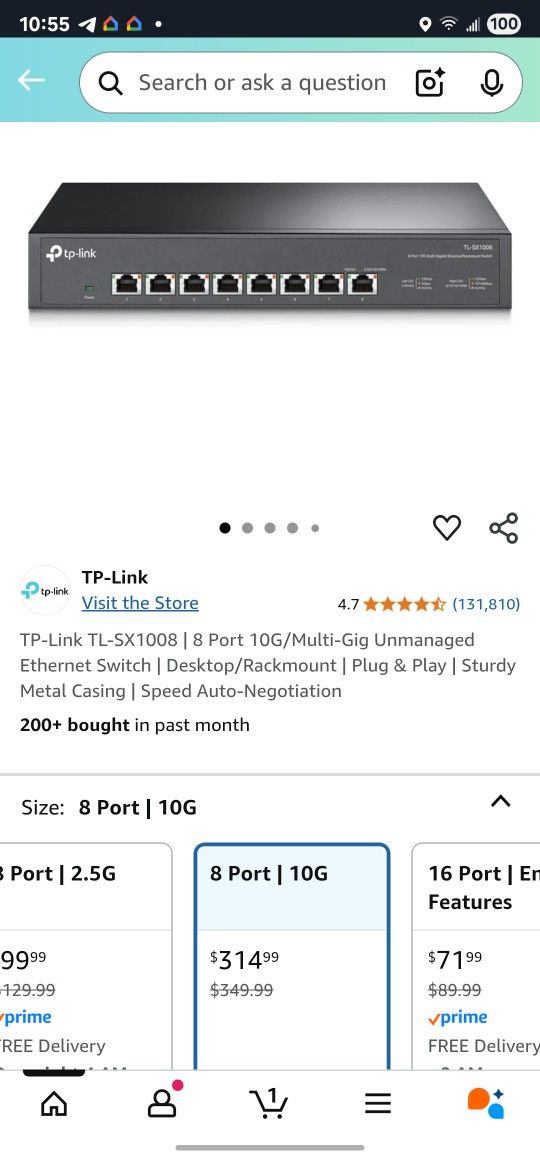 TP-LINK TL-SX1008