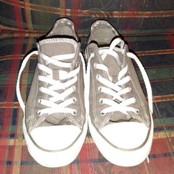Converse Womens Chuck Taylor All Star 534760F Gray Casual Shoes Sneakers Size 8