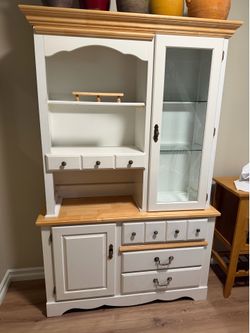 White Kitchen/Dining hutch