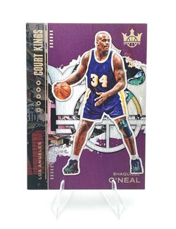 2025-26 Panini Court Kings Shaquille O'Neal #90 Violet Canvas 01/49 Shaq LAKERS