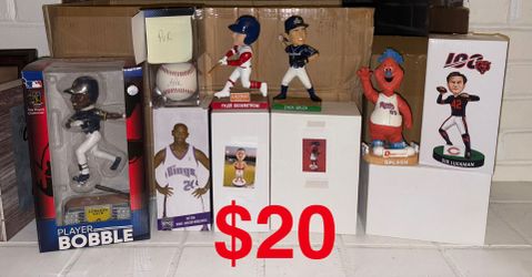 Twenty Dollar Bobbleheads Signed Baseball 