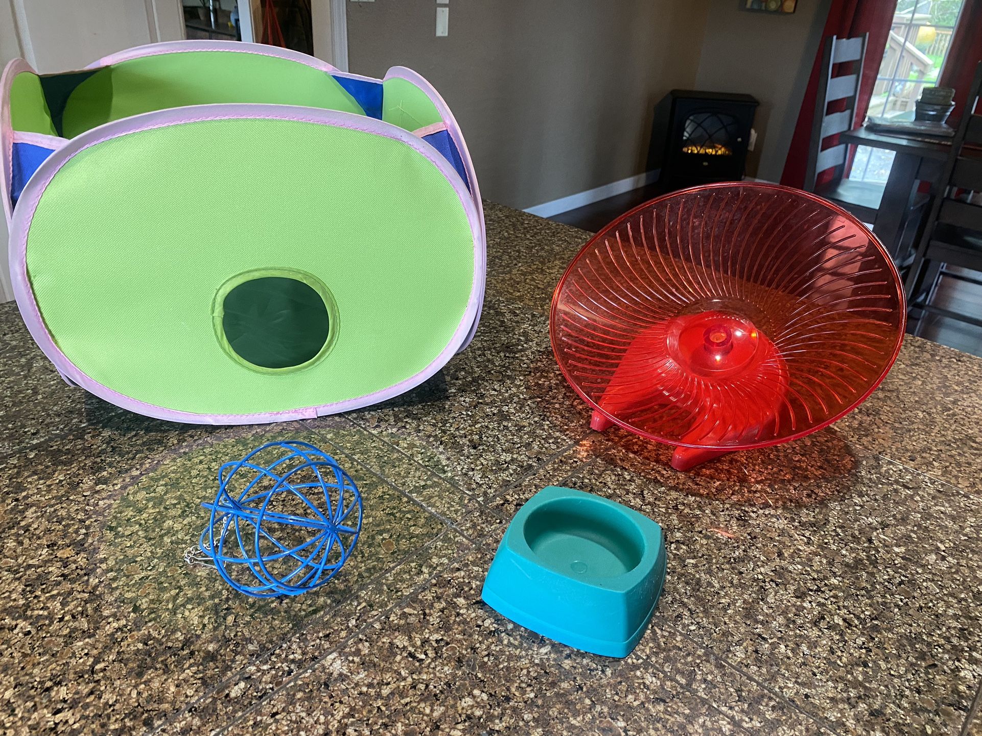 Small Animal Hamster Wheel And House