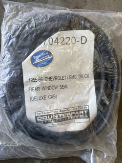 1(contact info removed) Chevy Truck Big Back Window Rubber