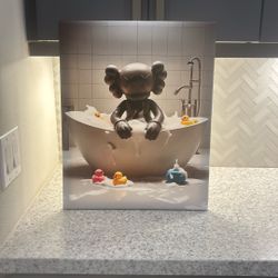 KAWS Bathroom Wall Art