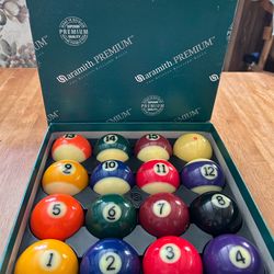 Set of pool balls.