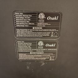 Osaki Aster Massage Chair