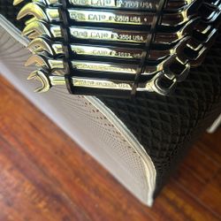 CAT/snap On 7 PIECE SAE ANGLE WRENCH SET 