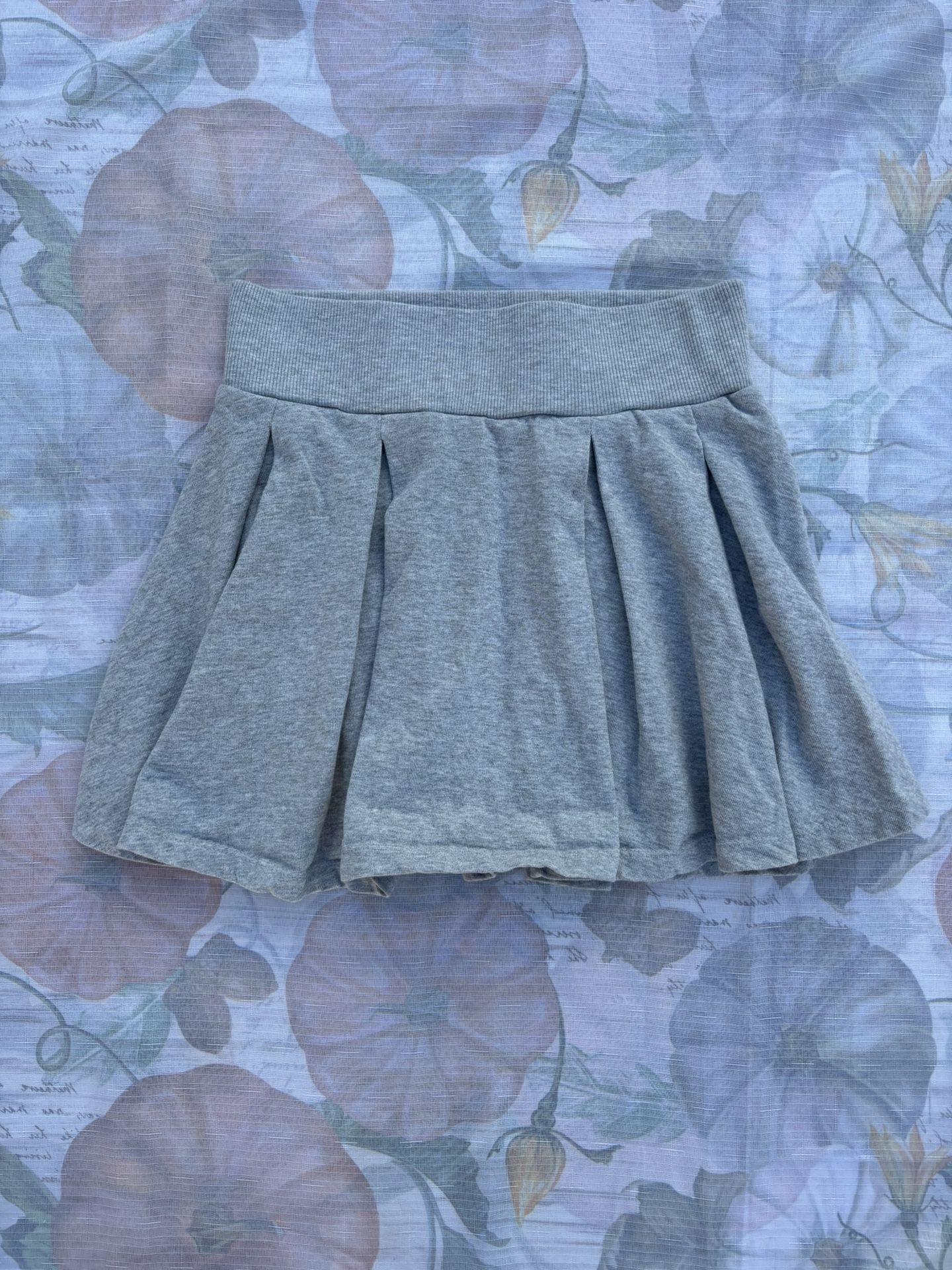 Wild Fable Women's Flounce Mini Skort Gray Tennis Skirt Small High Rise Pull On