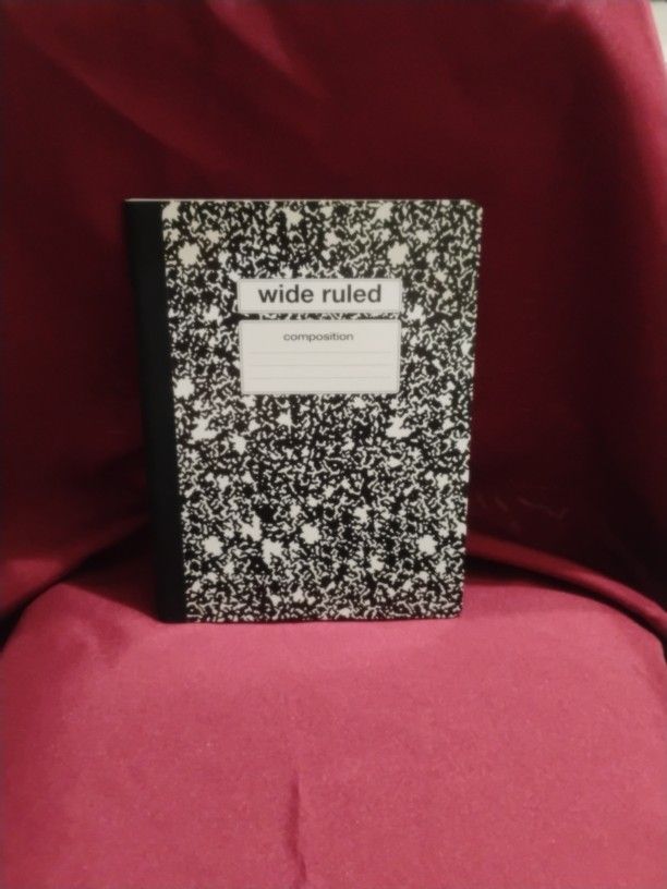 Wide Ruled Composition Books
