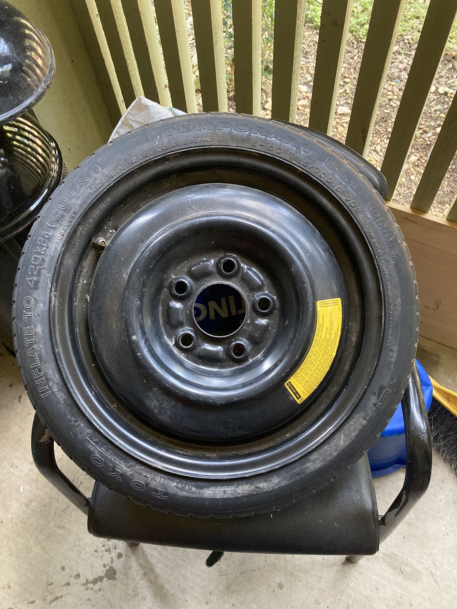 Small Spare Tire Doughnut.