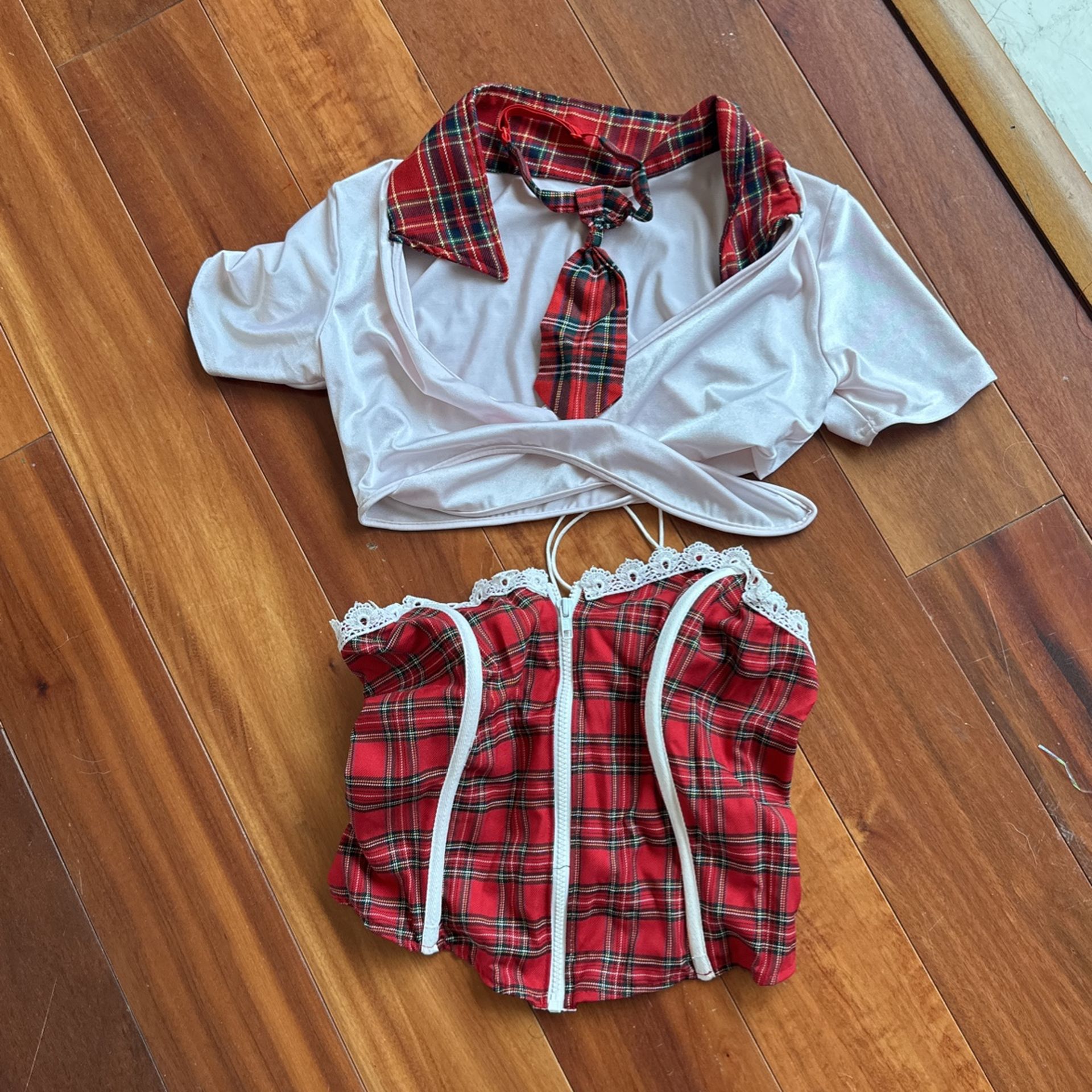 Schoolgirl Costume Plaid