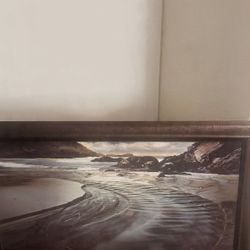 Moody Beach/ocean Painting 