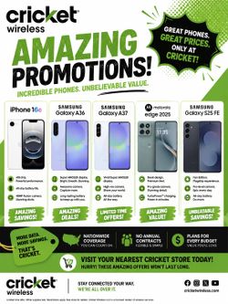 Victorville Cricket Wireless promotions