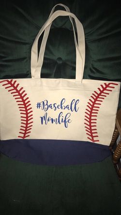Baseball tote bag