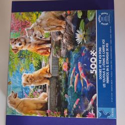 14 NEW 500 Piece  Puzzles Only Used Once