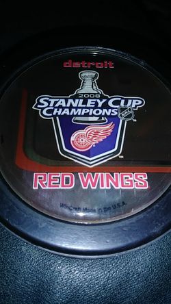2008 Detroit Red Wings Stanley Cup Champions Hockey Puck
