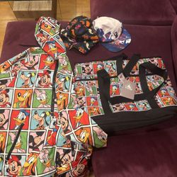 Brand New Disney Bundle – Bag + Poncho + Hat 