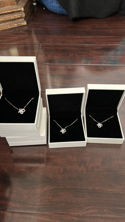 925 Sterling silver necklace $10 each