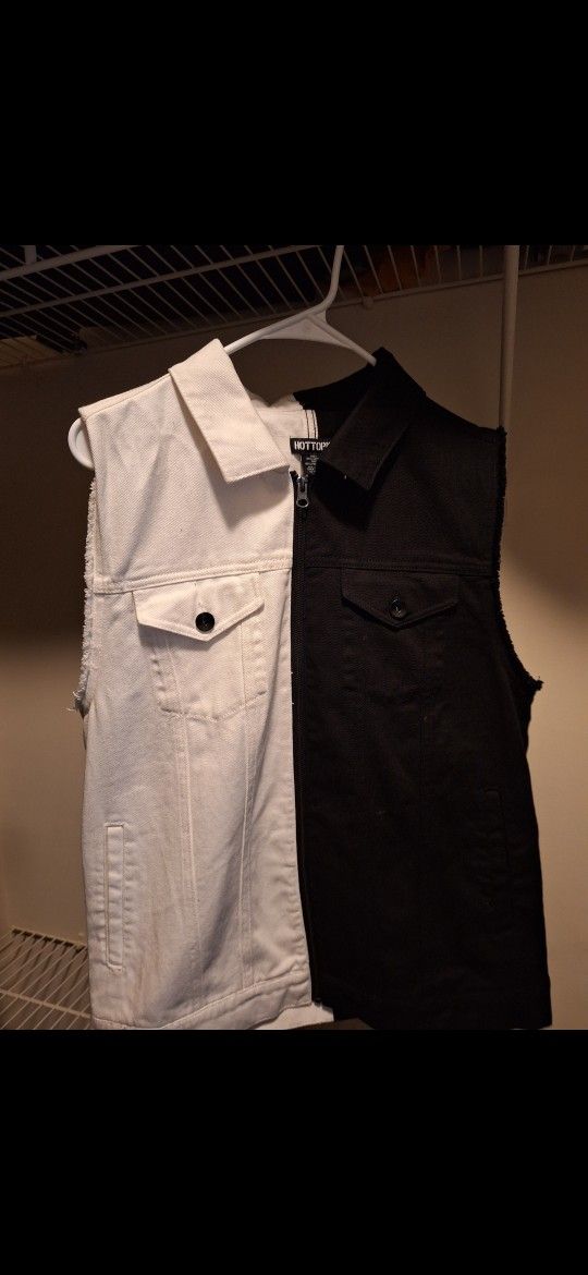 Sleeveless Denim Jacket