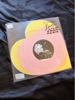 Taylor Swift Love From Paris Heart Shaped Vinyls