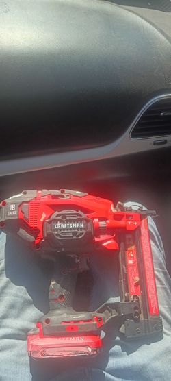 Craftsman 18 Gauge Cordless Brad Nailer