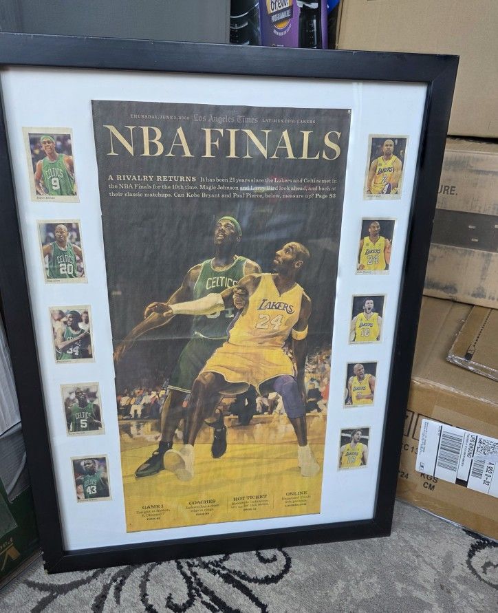 Lakers vs Celtics NBA Collectable