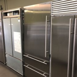 Viking 36”wide 7Series Built In Bottom Freezer Refrigerator Stainless Steel 