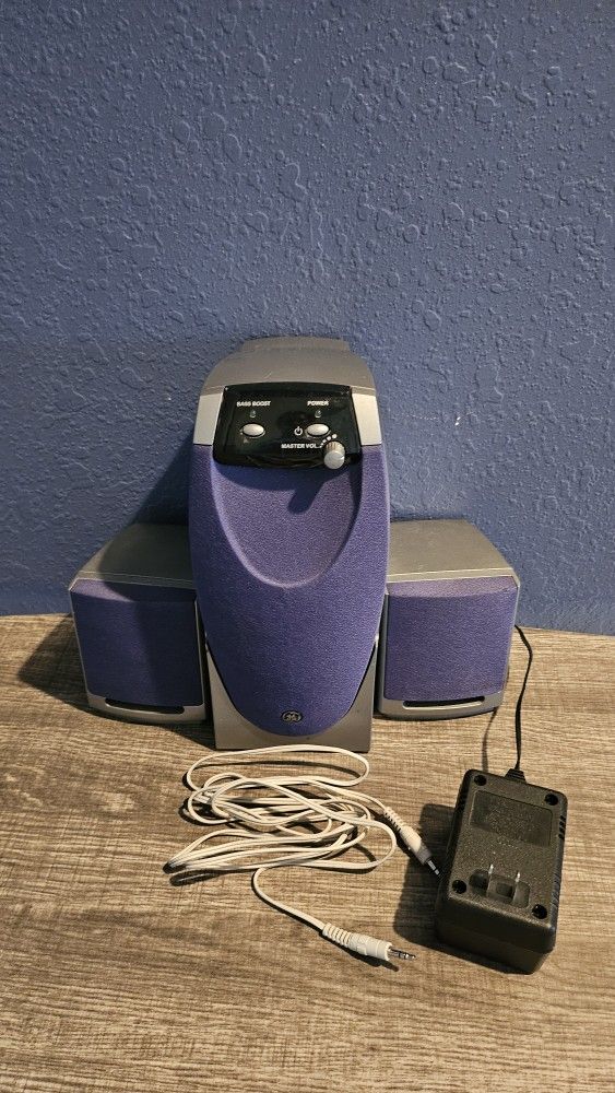 Speaker  System Can Be Used With Computers Or T V.    Surround  Sound