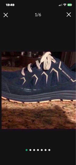 Size 12 Steel toes Sketchers Tennis Shoes Paid $95+ Tax