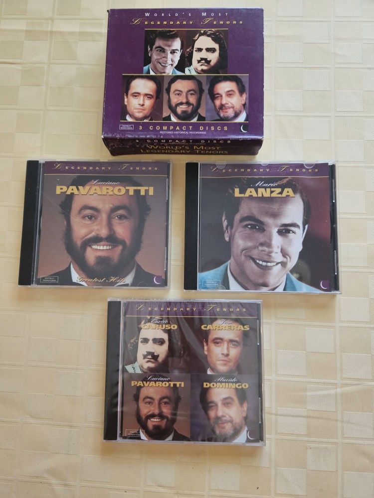 Opera 6 CD Set - Pavarotti, 3 Tenors, Lanza, Caruso, Domingo, Carreras