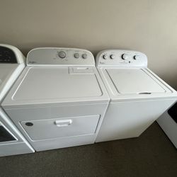 Whirlpool Top Load Set $575