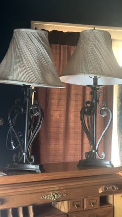 Wrought Iron Lamps