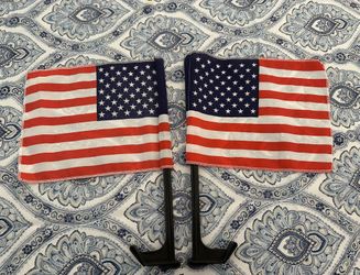 USA Car flags