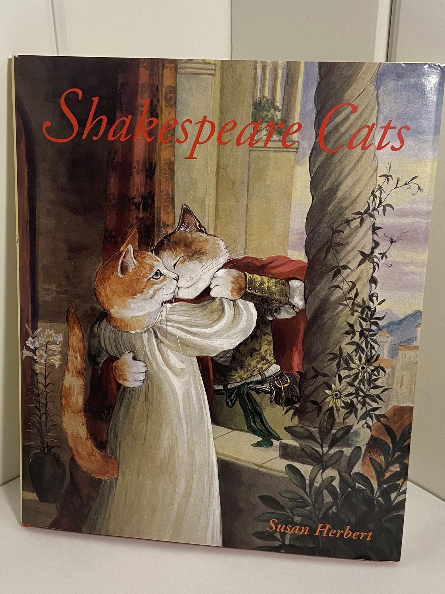 Vintage Shakespeare Cats HC Book Susan Herbert 32 art pictures cats in costumes