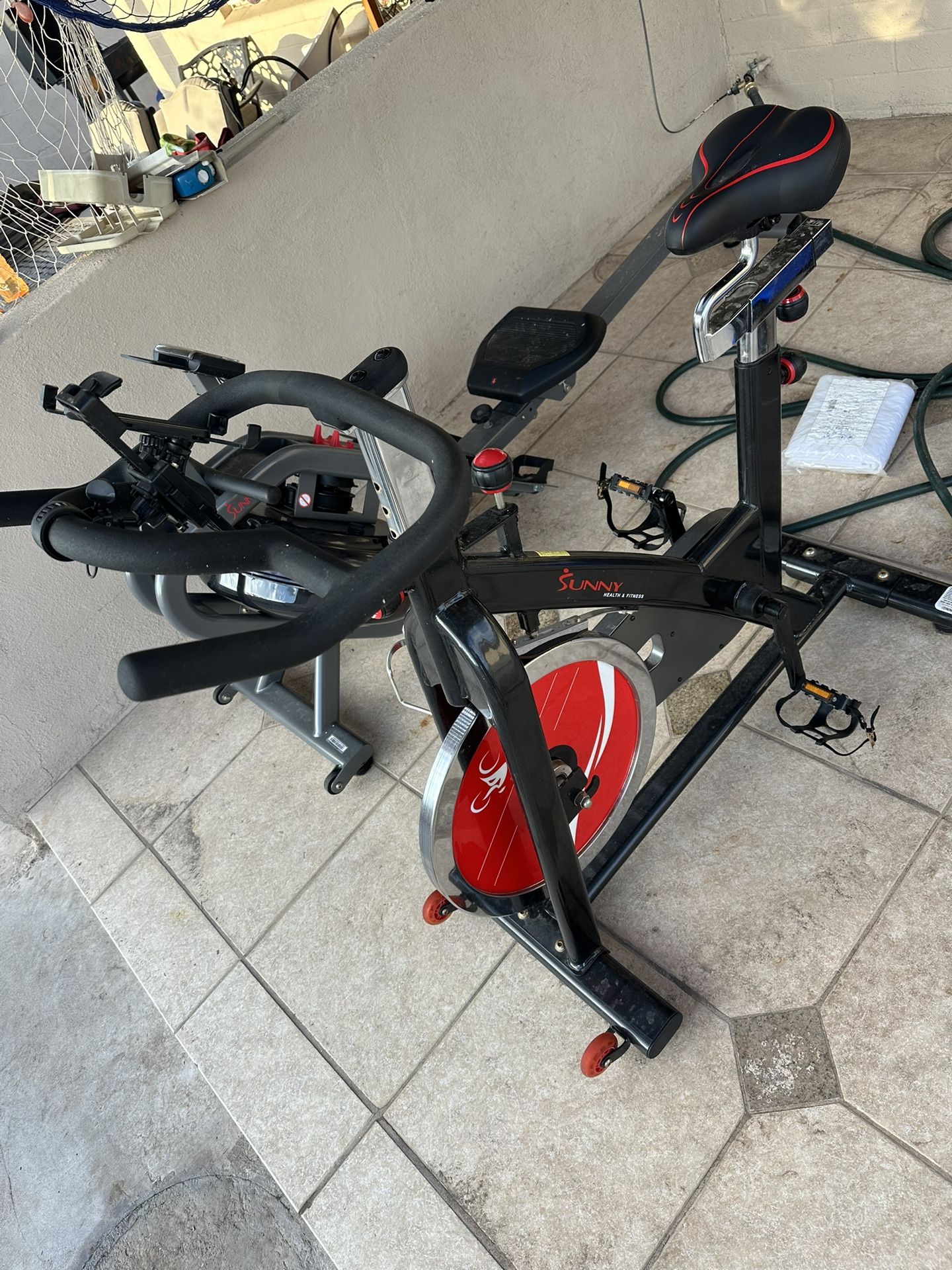 Sunny Health Fitness Bike+rowing Machine