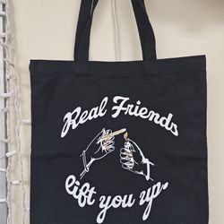 Real Friends Tote Bag