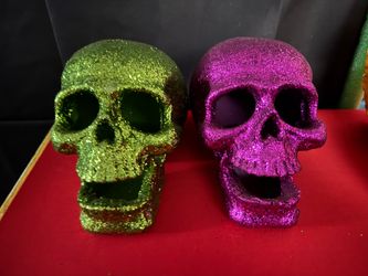 Glitter Skull Decorations $15 each